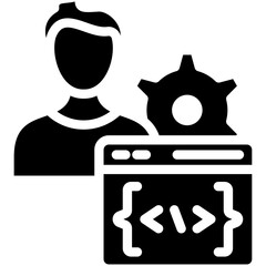 Programming Skills vector icon illustration of No Code iconset.