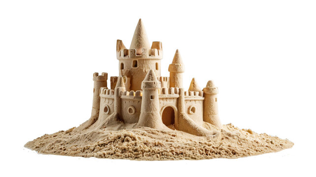 recommend clip art: sand castle isolated on transparent background