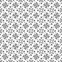 Repeat patterns.Abstract shapes from lines. Vector graphics for design, prints, decoration, cover, textile, digital wallpaper, web background, wrapping paper, clothing, fabric, packaging, cards.
