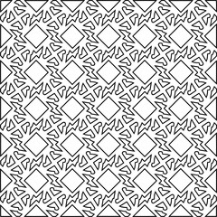 Repeat patterns.Abstract shapes from lines. Vector graphics for design, prints, decoration, cover, textile, digital wallpaper, web background, wrapping paper, clothing, fabric, packaging, cards.