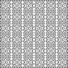 Repeat patterns.Abstract shapes from lines. Vector graphics for design, prints, decoration, cover, textile, digital wallpaper, web background, wrapping paper, clothing, fabric, packaging, cards.