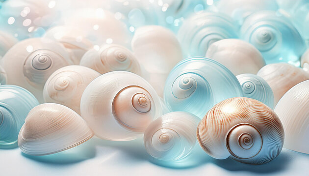 Sea and shell background