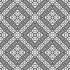 Repeat patterns.Abstract shapes from lines. Vector graphics for design, prints, decoration, cover, textile, digital wallpaper, web background, wrapping paper, clothing, fabric, packaging, cards.