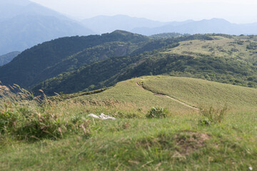 Naklejka premium 山頂