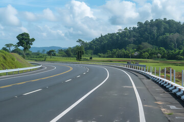 road in the countryside