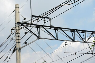 network of high voltage cables supplying power