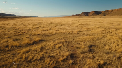 A Natural Light Photo of a Desertic Field Near the Grand Canyon