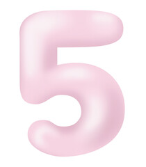 Naklejka premium font number 0,1,2,3,4,5,6,7,8,9