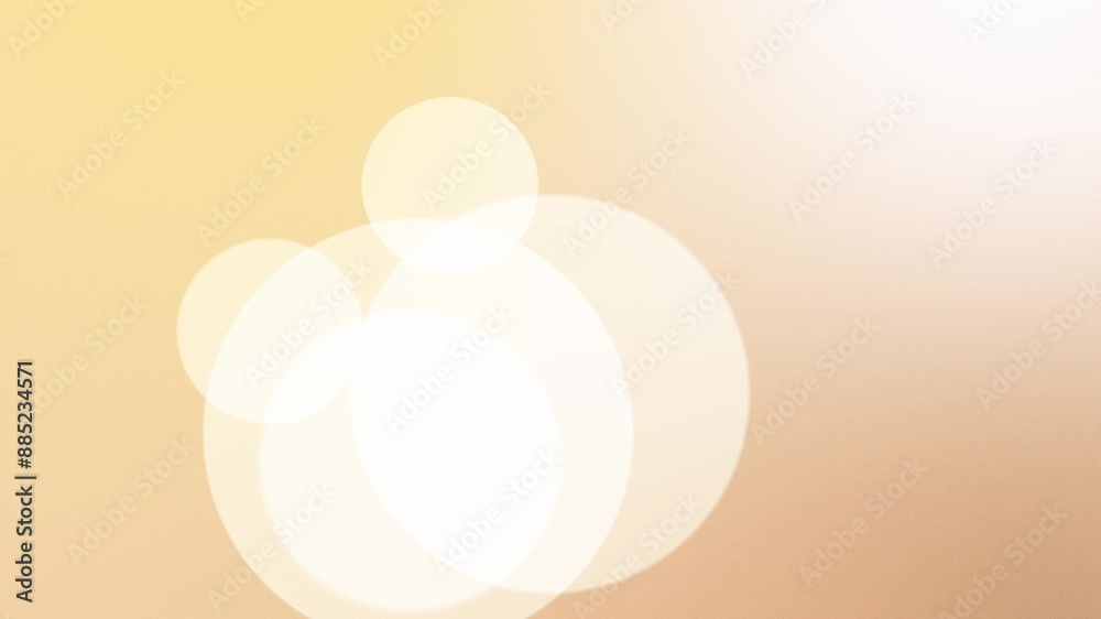 Aufkleber Particles, bokeh and background with abstract, animation and dots for motion graphic or design. Light, pattern and texture for wallpaper, backdrop and energy with color circles, sparkle or transition