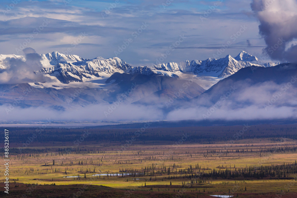 Sticker mountains in alaska