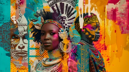 Fotobehang Africa Day background design photo background © Amna