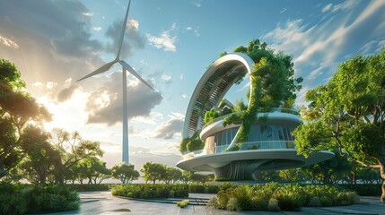 Aerial Architecture Spheres The Grass