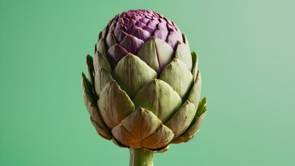 Obraz premium an artichoke shaped like a man is in the center of the scene,