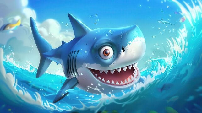 「Cartoon Sharks」の写真素材 | 135,397件の無料イラスト画像 | Adobe Stock