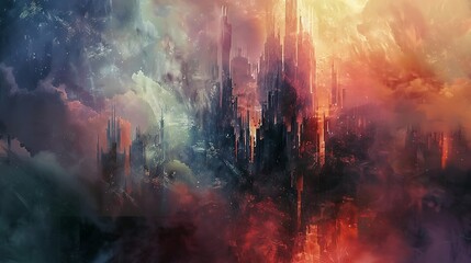 Abstract subtle minimaist art