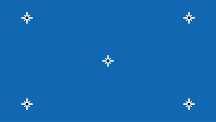Blue screen background, VFX motion tracking markers. Art design blue screen backdrop template. Abstract concept video footage replacement tracking markers elements.