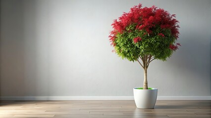 Fototapeta premium A digital rendering of a red-lipped Habenaria indoor tree in high definition , rendered, indoor, tree