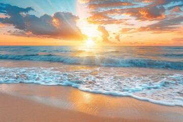 Obraz premium Sunrise over the Ocean