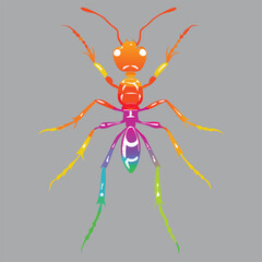 Colorful Ant Royalty-Free Photos and vector