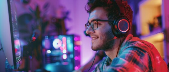 A gamer influencer and a tech reviewer unboxing and reviewing new gaming equipment together on YouTube