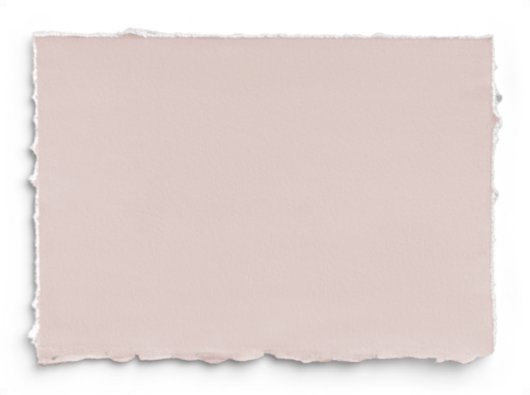 Blush Deckled Edge 7x5 Paper