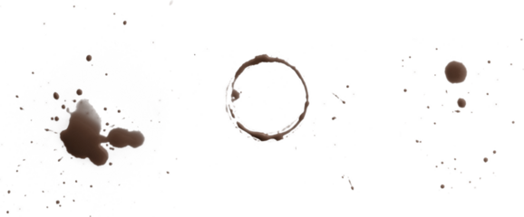 Coffee Splashes and Cup Ring 1