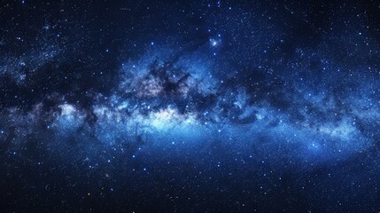 Obraz premium The Milky Way glows in a starry night sky