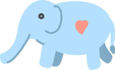 elephant cute animal children illustration