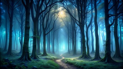 Mystical Forest Path.