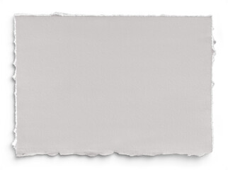 Pale Gray Deckled Edge 7x5 Paper