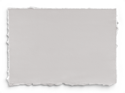 Pale Gray Deckled Edge 7x5 Paper