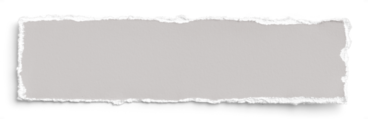 Pale Grey Handmade Paper Strip 3