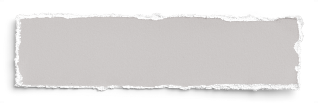 Pale Grey Handmade Paper Strip 3