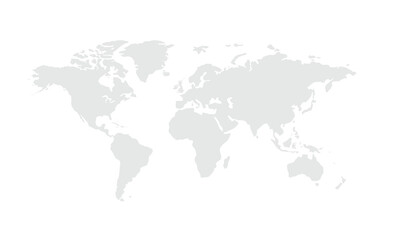 World map illustration,isolated on white background for website layouts,background,education, precise,customizable,Travel worldwide,map silhouette backdrop,earth geography, political,reports.