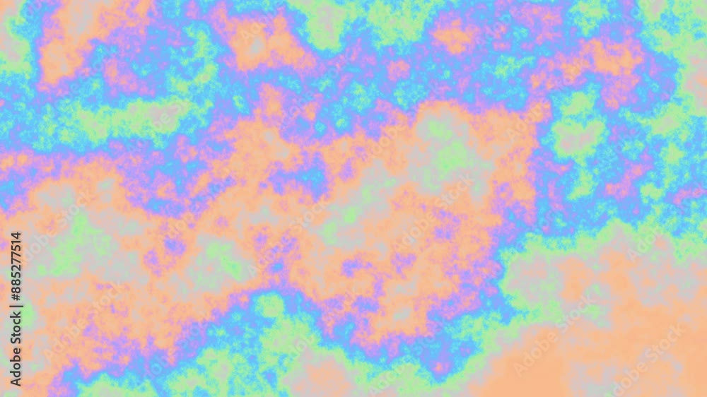 Poster holographic modern abstract looped animation. seamless gradient background in light neon pastel colo