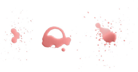 Pink Paint Splashes and Cup Ring 2