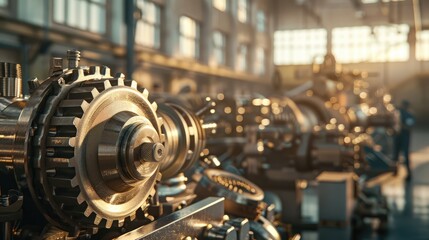 Fototapeta premium wheels in a workshop