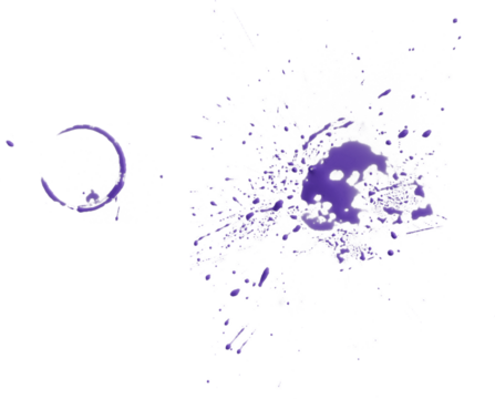 Purple Paint Splashes and Cup Ring 3 - Powered by Adobe