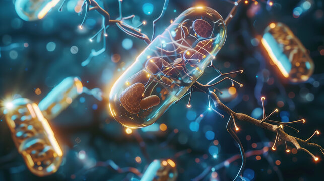 Alpha-GPC Cognitive Enhancer Showing Hologram, Improved Focus and Mental Clarity