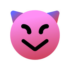 Editable evil devil face vector icon. Part of a big icon set family. Perfect for web and app interfaces, presentations, infographics, etc