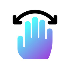 Editable hand swipe vector icon. Part of a big icon set family. Perfect for web and app interfaces, presentations, infographics, etc