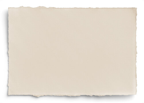 Naklejki Vintage Deckled Edge Landscape A4 Paper 1