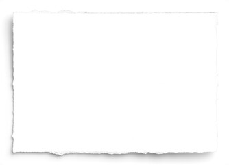 White Deckled Edge Landscape A4 Paper 1