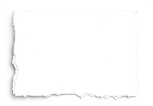 White Deckled Edge 7x5 Paper 2