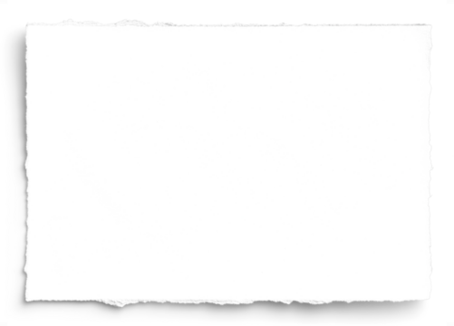 White Deckled Edge Landscape A4 Paper 1