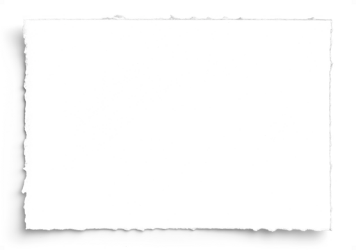 White Deckled Edge Landscape A4 Paper 2