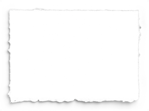 White Deckled Edge 7x5 Paper