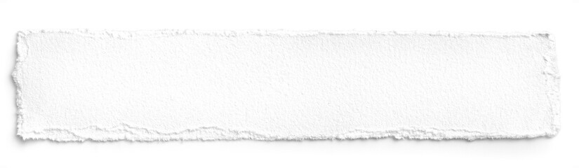 White Handmade Paper Strip 4