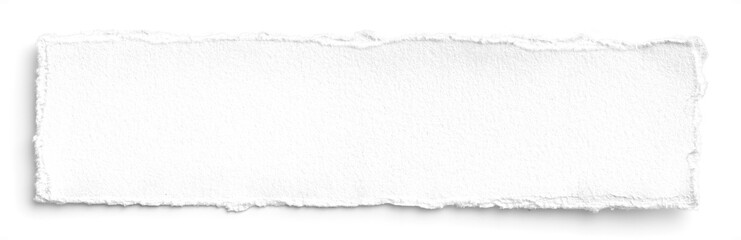 White Handmade Paper Strip 3
