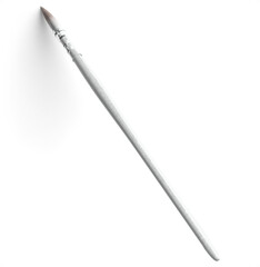 White Watercolor Brush Painting 1